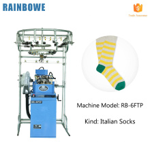 Prix ​​de nouvelles chaussettes italiennes automatiques de jacquard de mode tricotant faisant la machine pour produire des chaussettes